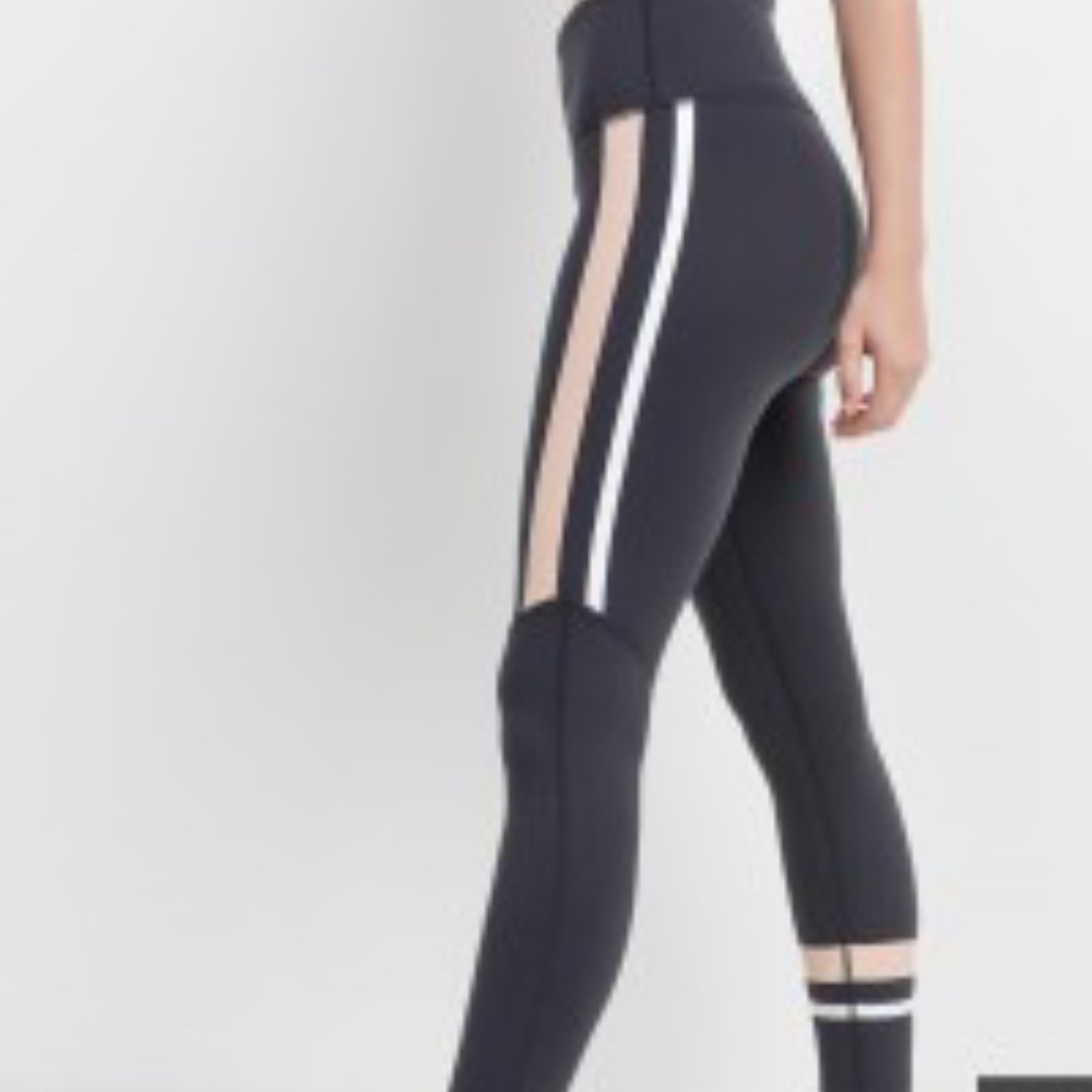 Leggings with two pairs‎ of stripe accents